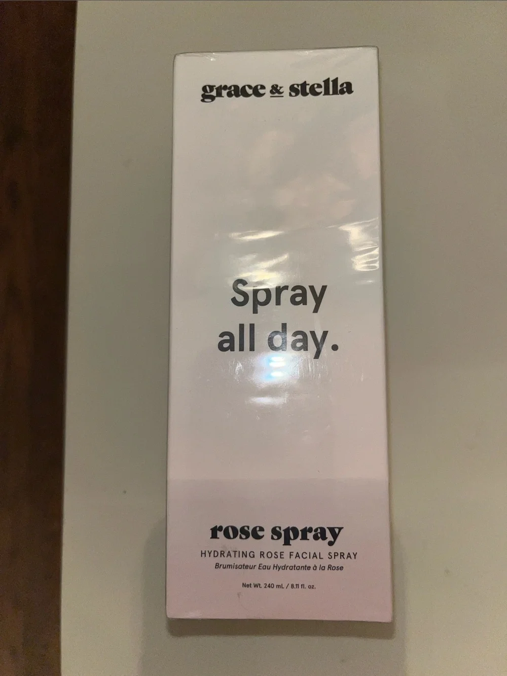 grace & stella Hydrating Rose Spray - Pink & White Box